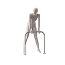Female mannequin, collection NXT - gen Z, colour light grey, leaning pose 012