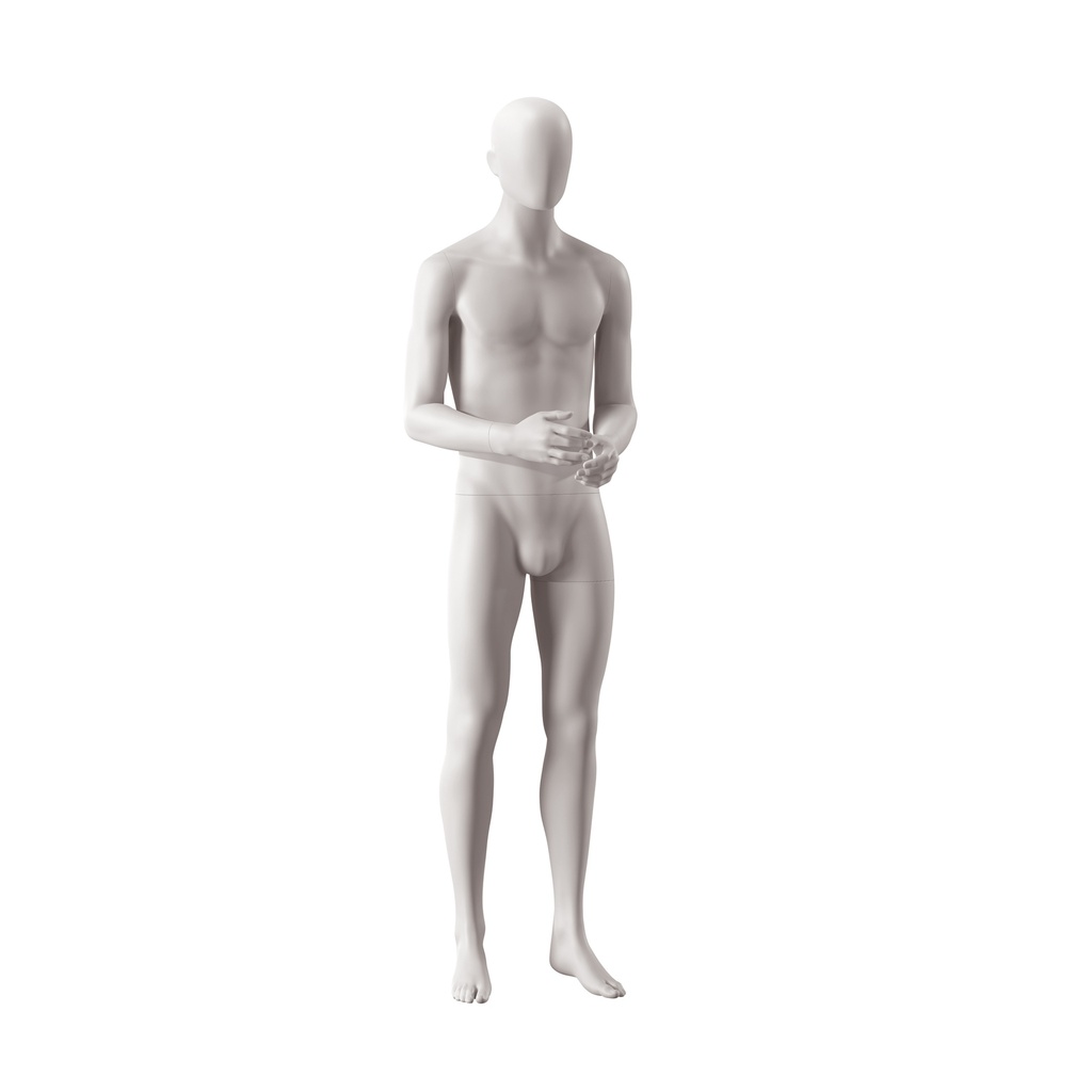 Male mannequin, collection NXT - gen Z, colour light grey, standing pose 028