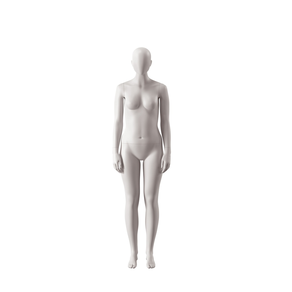 Female mannequin, collection NXT - gen Z, colour light grey, standing pose 018