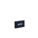 Presentation block "NEW", black powder-coated steel, interior