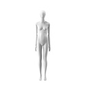 Elegant female mannequin, semi-abstract head, EU34, colour white, Mirror Mirror, pose FM001