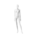 Elegant female mannequin, semi-abstract head, EU34, colour white, Mirror Mirror, pose FM006