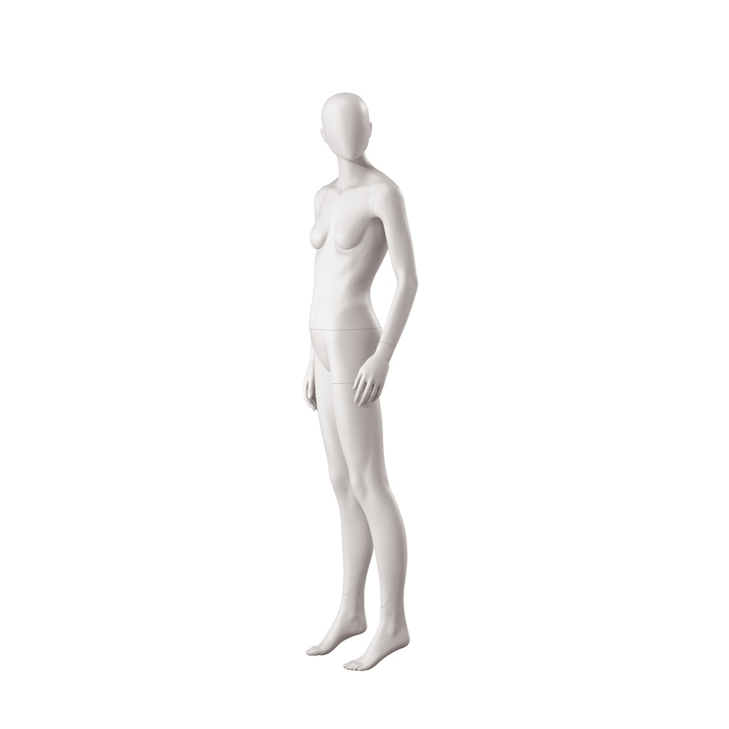 BINK - Female mannequin, collection NXT - gen Z, light grey, standing pose 104 lifted heels