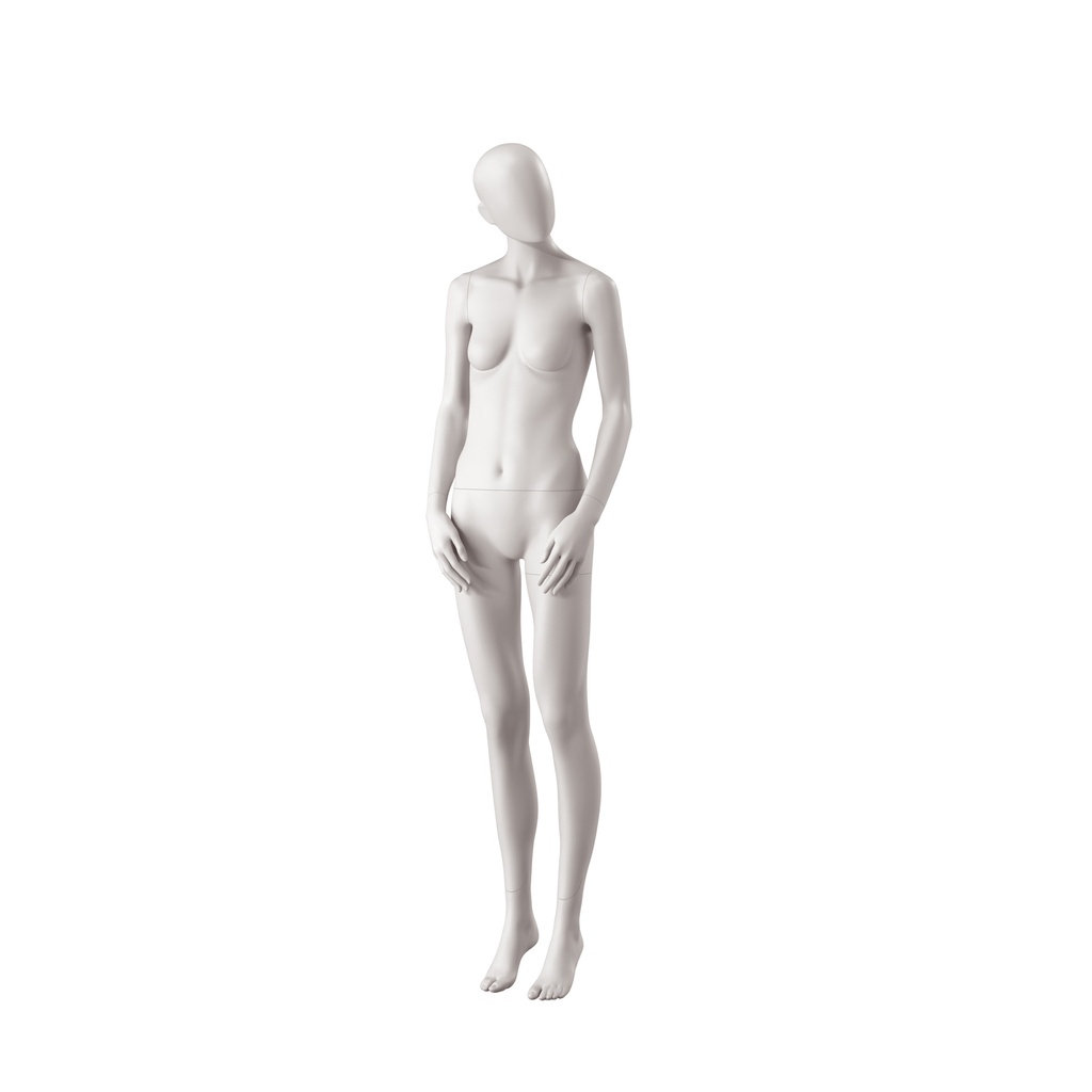 BINK - Female mannequin, collection NXT - gen Z, light grey, standing pose 105 lifted heels