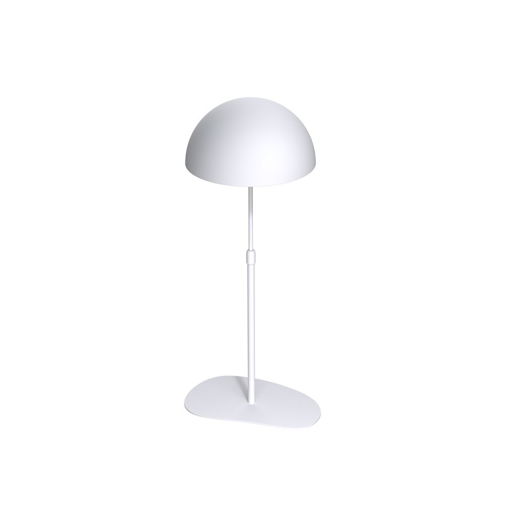 BINK - Hat display stand, for displaying adult hats, white metal