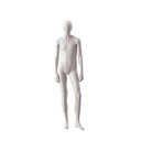 Gender neutral mannequin, collection NXT - gen Z, colour light grey, standing pose 008