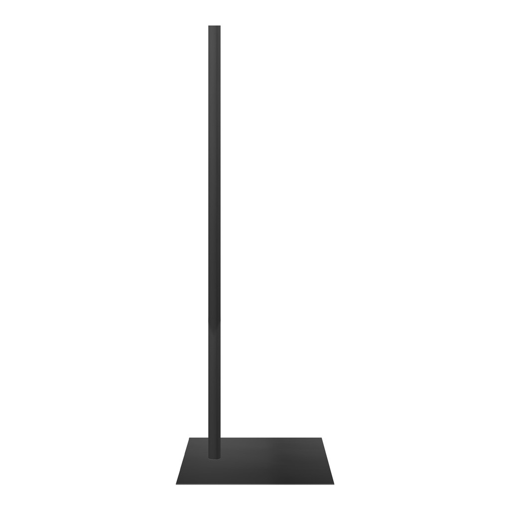 BINK - For rent : Bust stand with rectangular base plate, powder-coated black