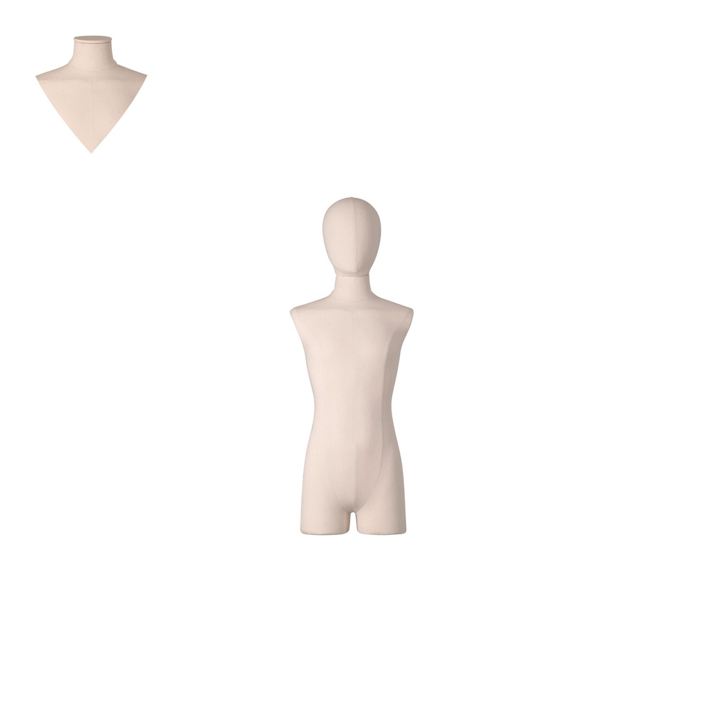 BINK - For rent, child dressform with legs ecru - 12 years