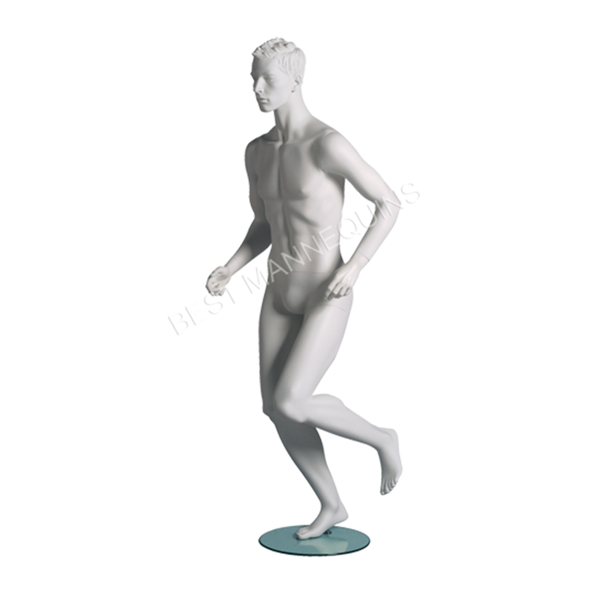 Male window mannequin sculpted hair, All Sports