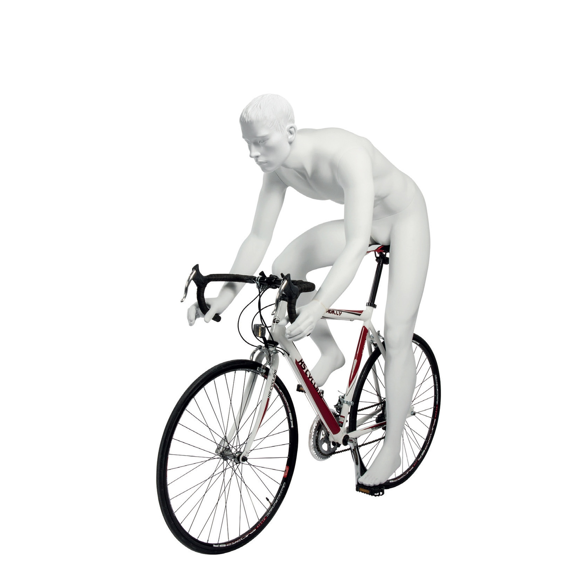 BINK - Male window mannequin sculpted hair, All Sports