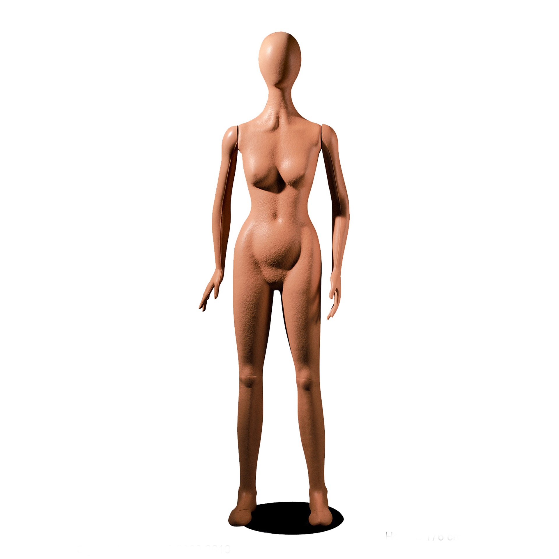 BINK - Flexible female mannequin abstract head, Polyflex
