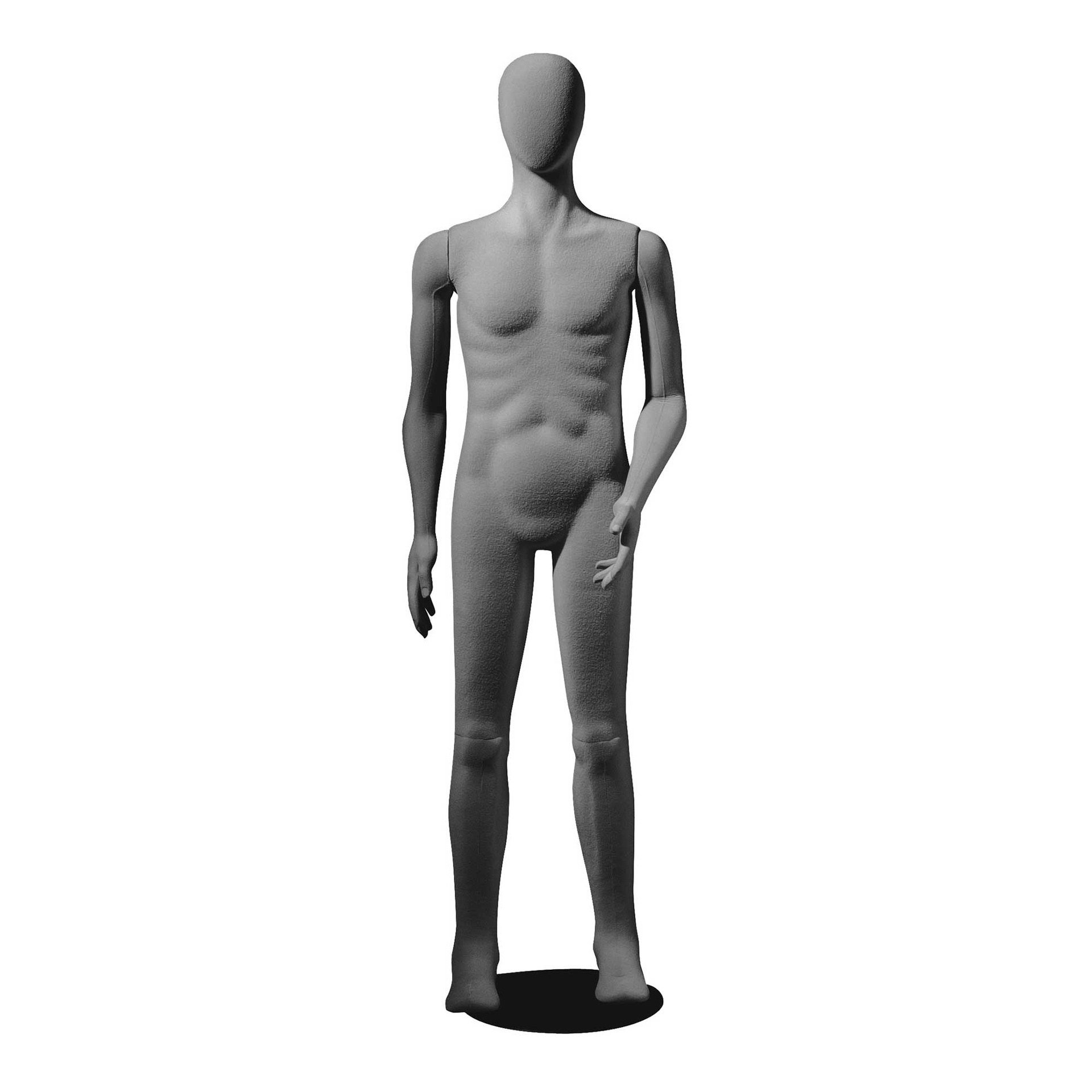Flexible male mannequin abstract head, Polyflex