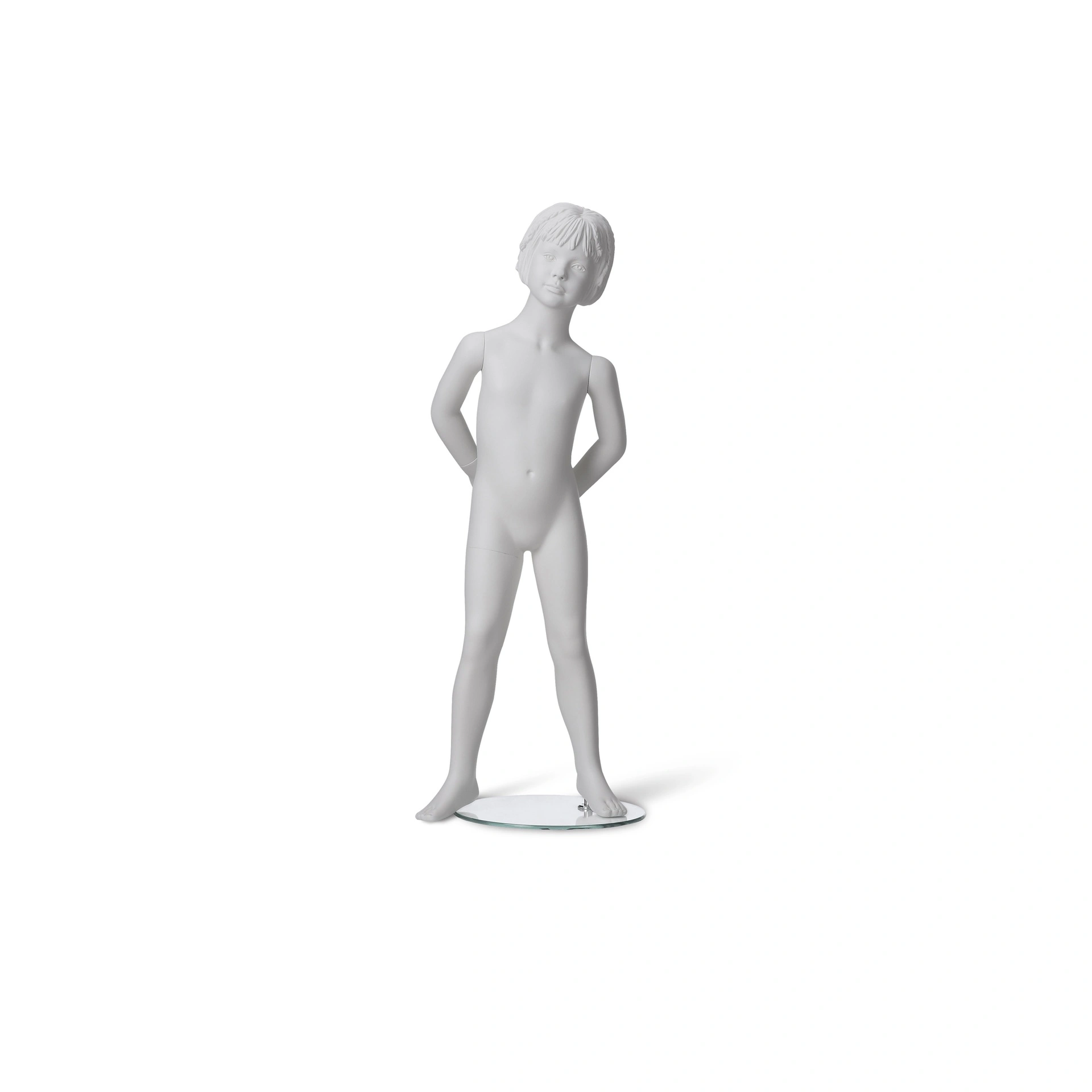child window mannequin sculpted hair, 4 yr, Q-Kids