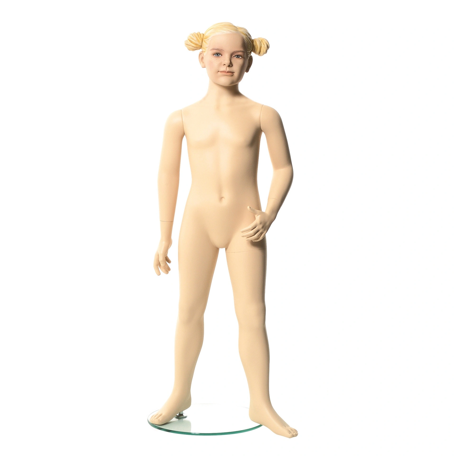 child window mannequin sculpted hair, 6 yr, Q-Kids