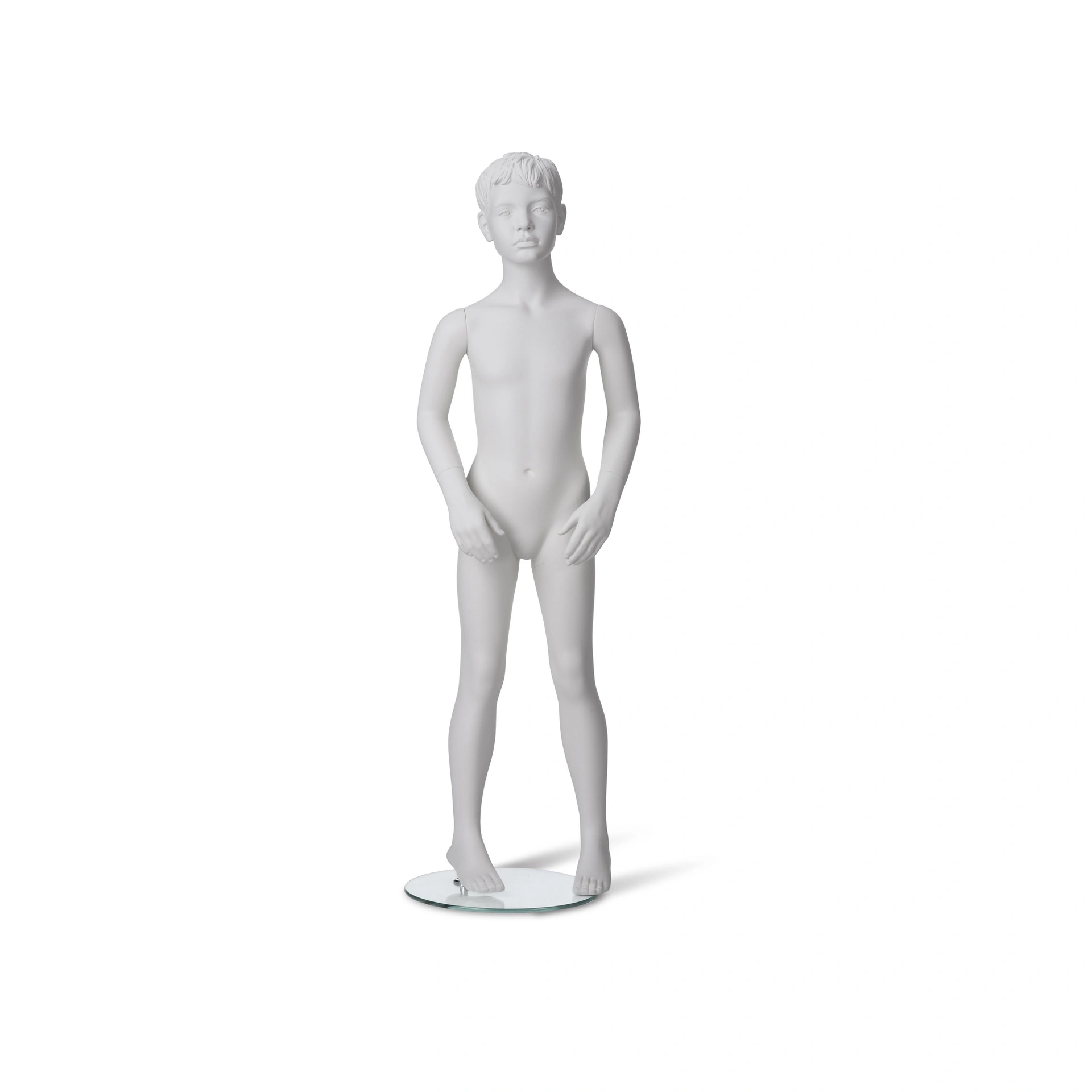 child window mannequin sculpted hair, 8 yr, Q-Kids