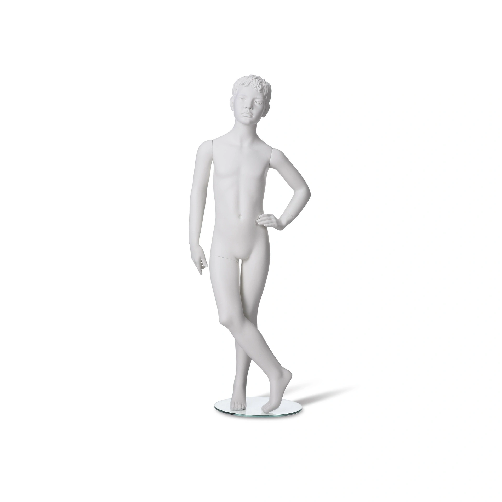 child window mannequin sculpted hair, 8 yr, Q-Kids