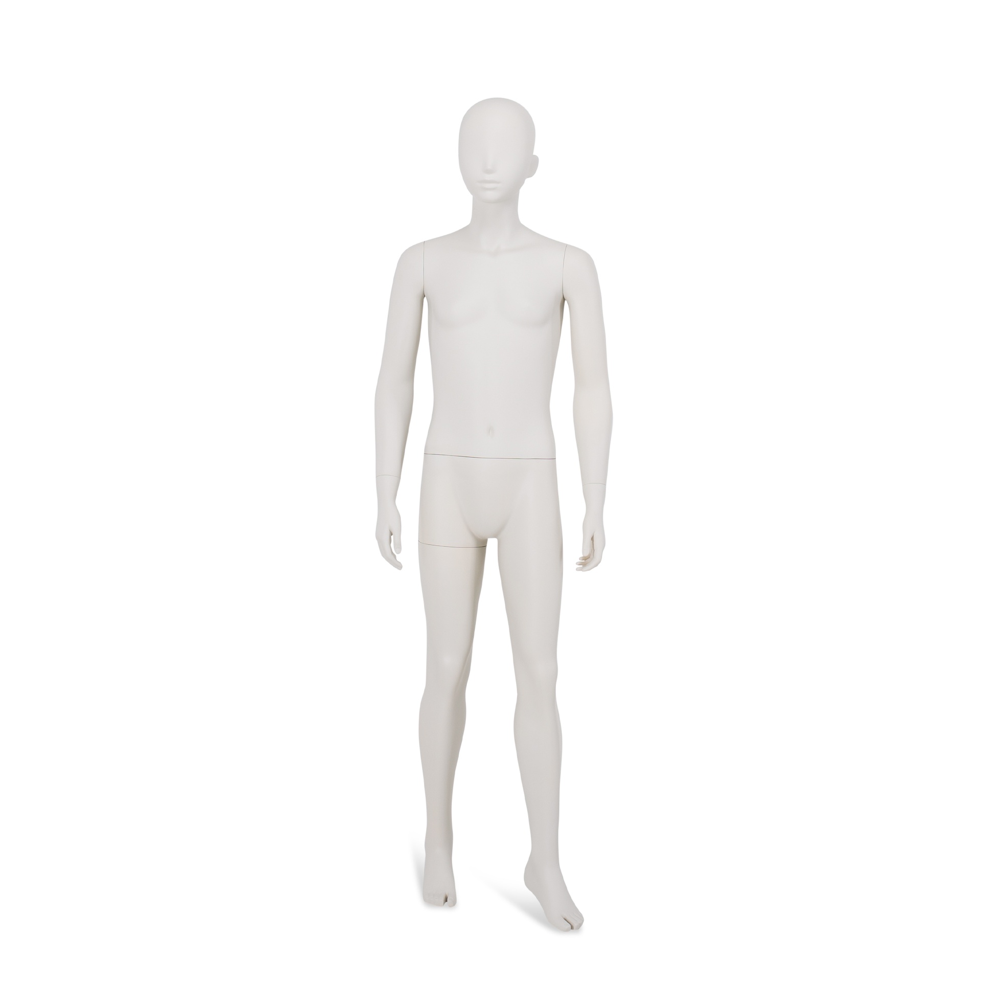 BINK - Child display mannequin w abstract head, greywhite