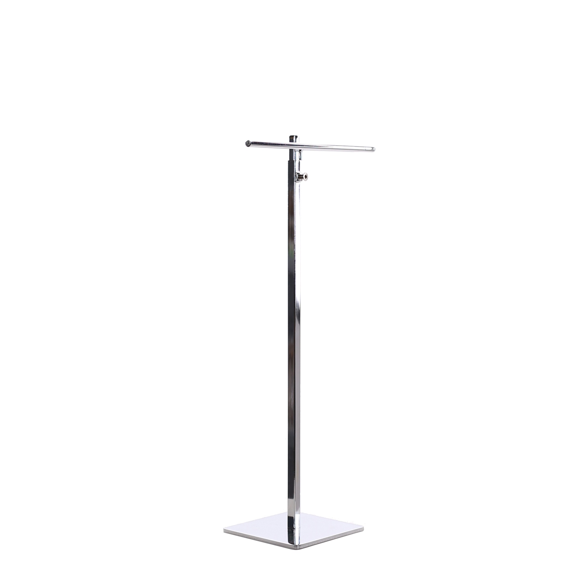 BINK - Adjustable trousers display, chromed metal