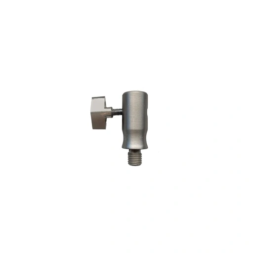 Connector for Calfpin, M12, brushed nickel steel