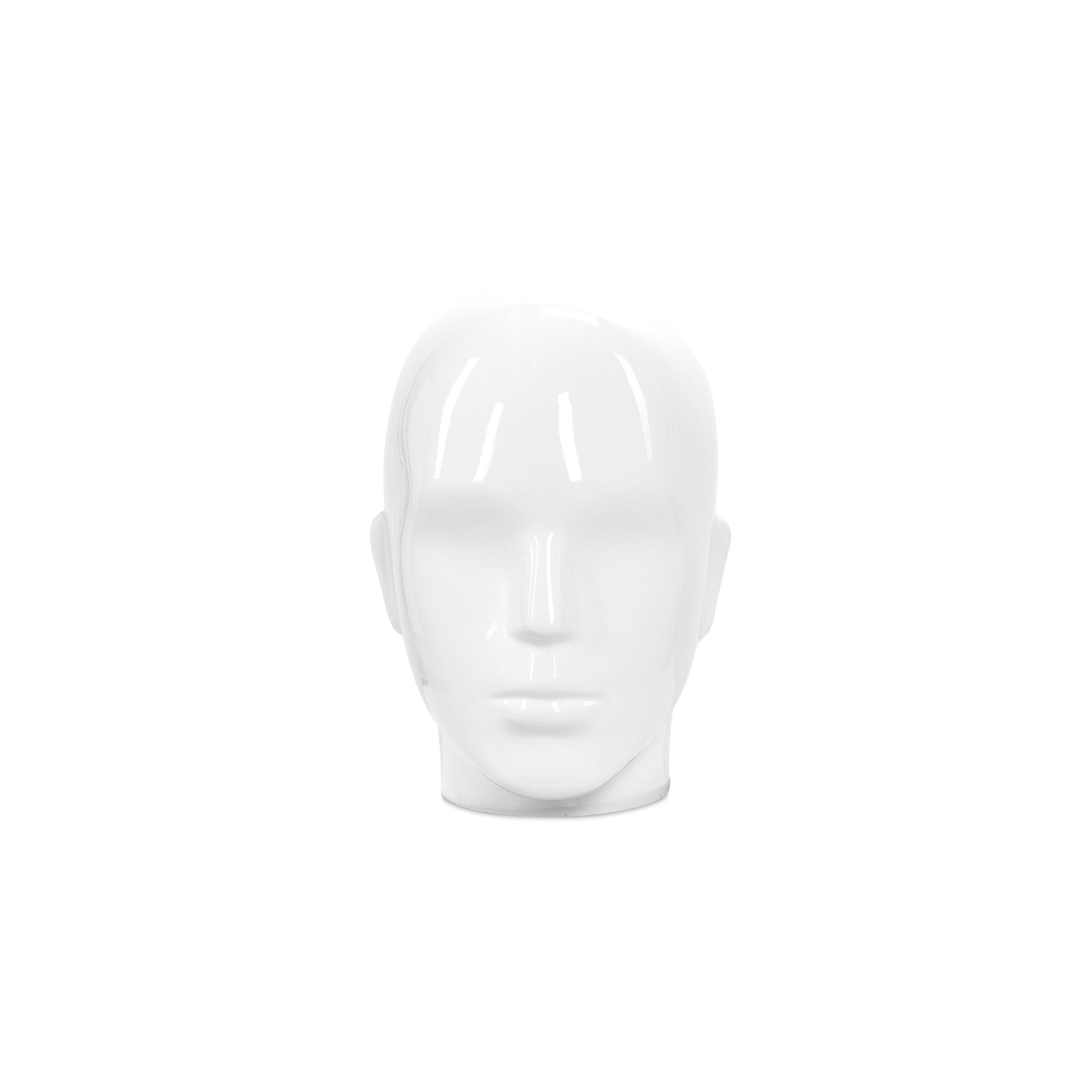 BINK - Unbreakable semi-abstract men's balloon head, recyclable made of ABS plastic, glossy