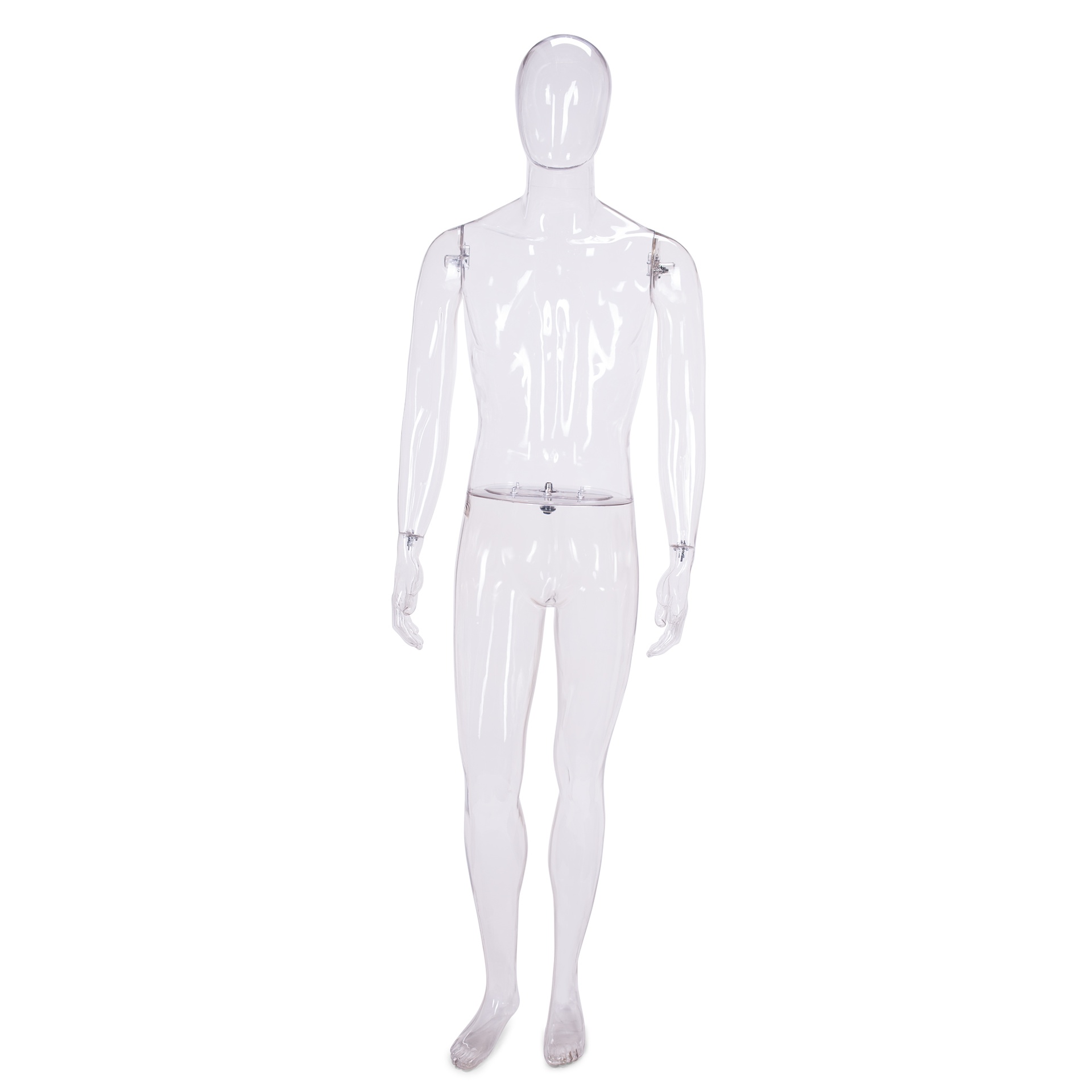 BINK - Male window mannequin, crystal, egg head