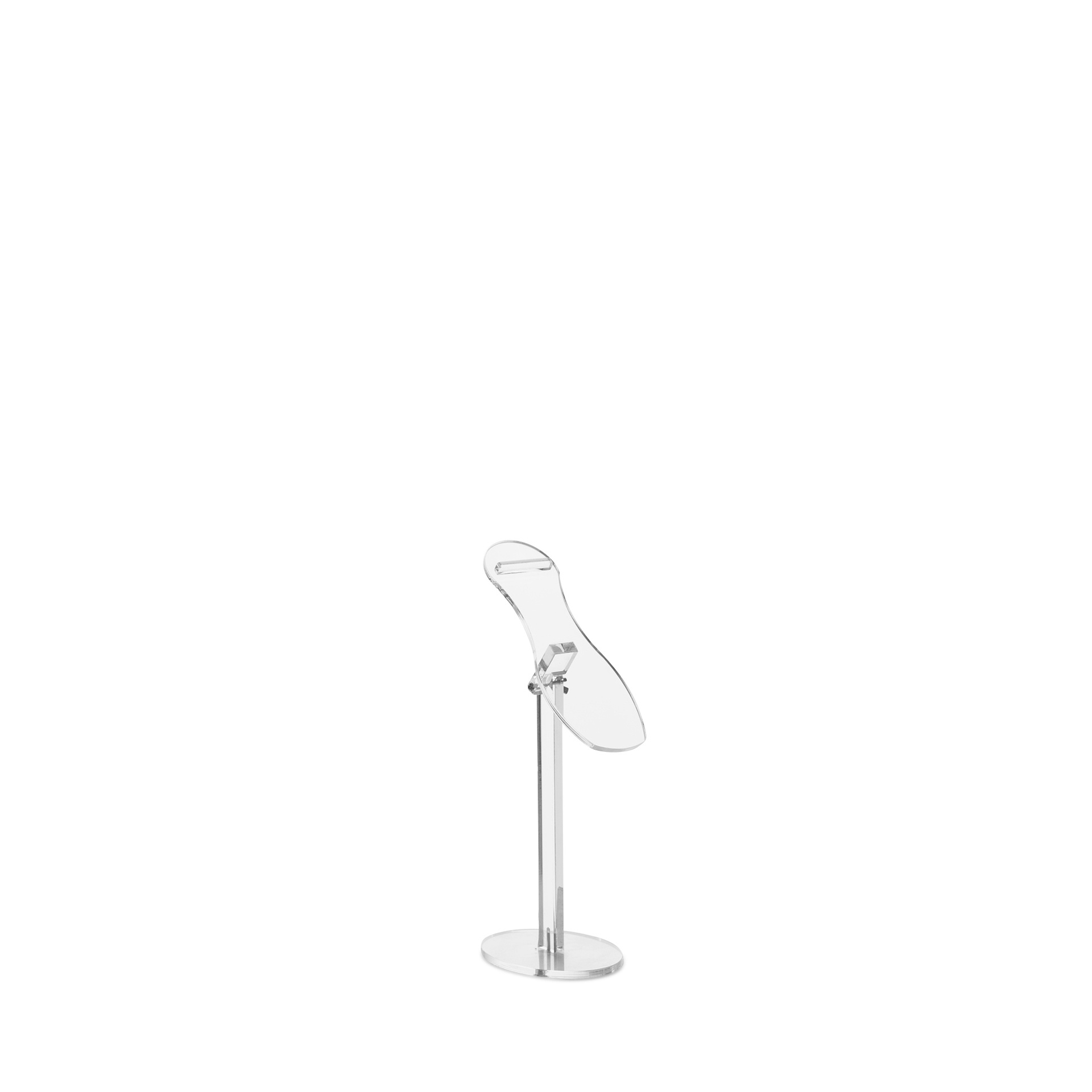 Shoe display, height 20 cm, acryl transparent