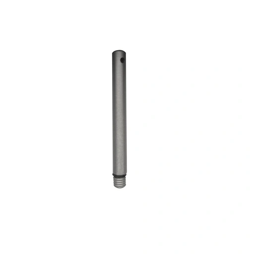 Footpin 12 cm length, M12, brushed stainles steel