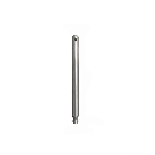 Footpin 16,5 cm length, M12, brushed nickel steel