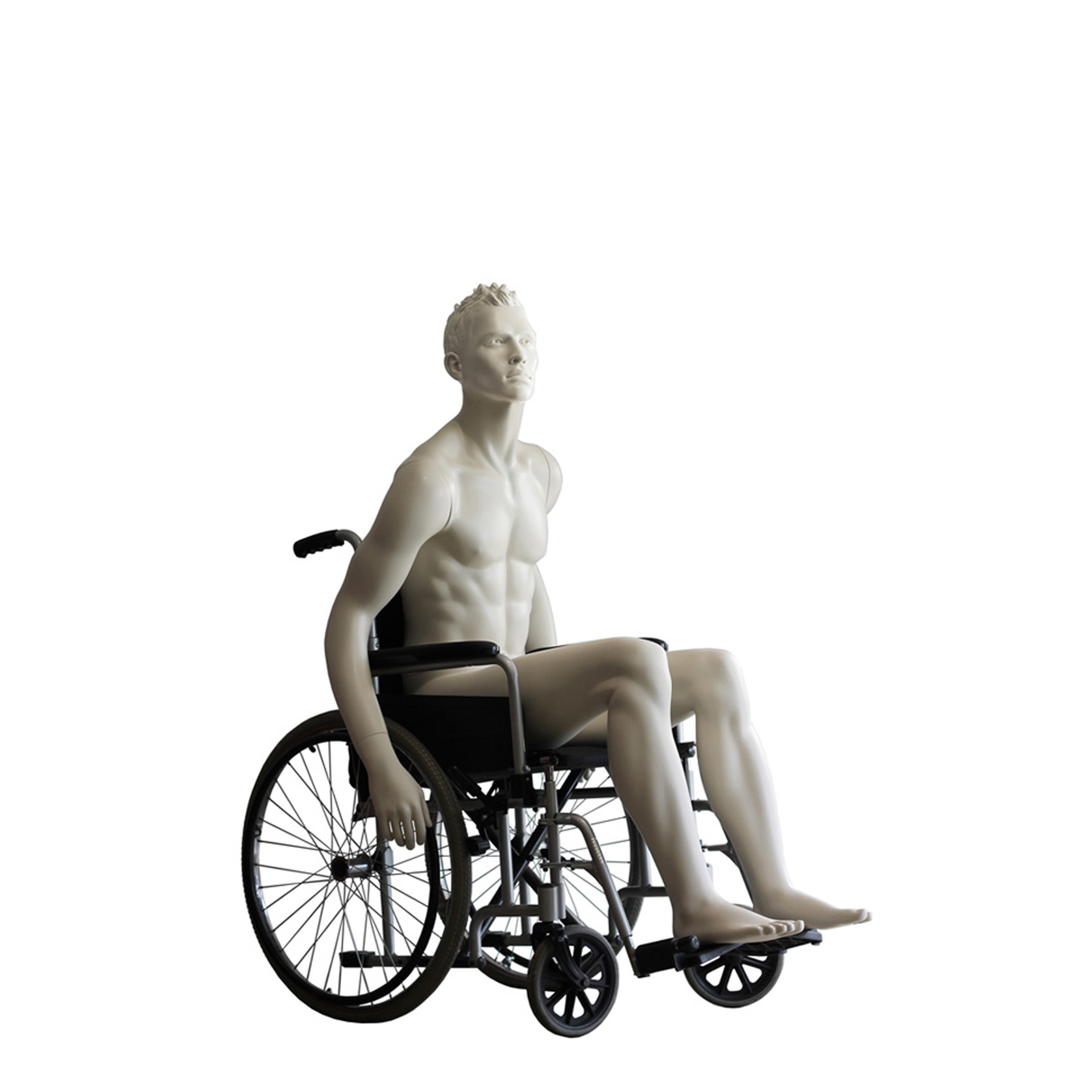 BINK - Herenetalagepop, gestileerd hoofd, orthopedie