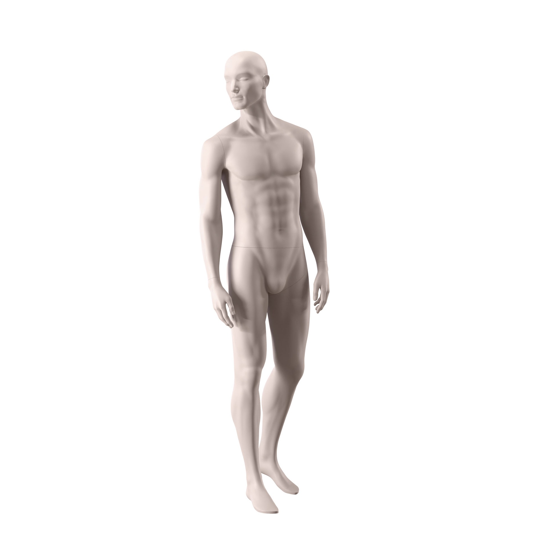 BINK - Lingerie mannequin, male, nude skin color mat, standing pose 53