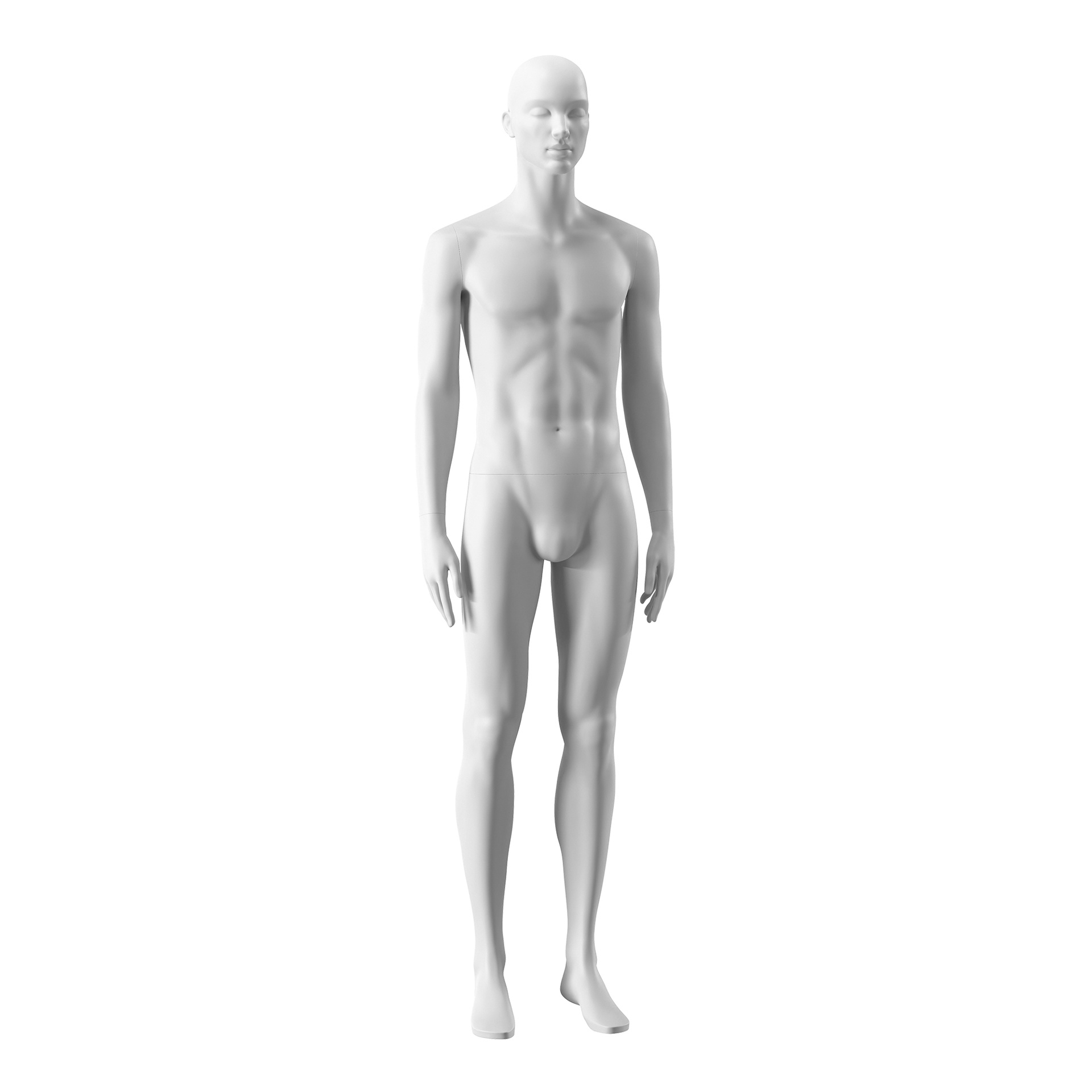BINK - Designer mannequin, male, white color mat, standing pose 30