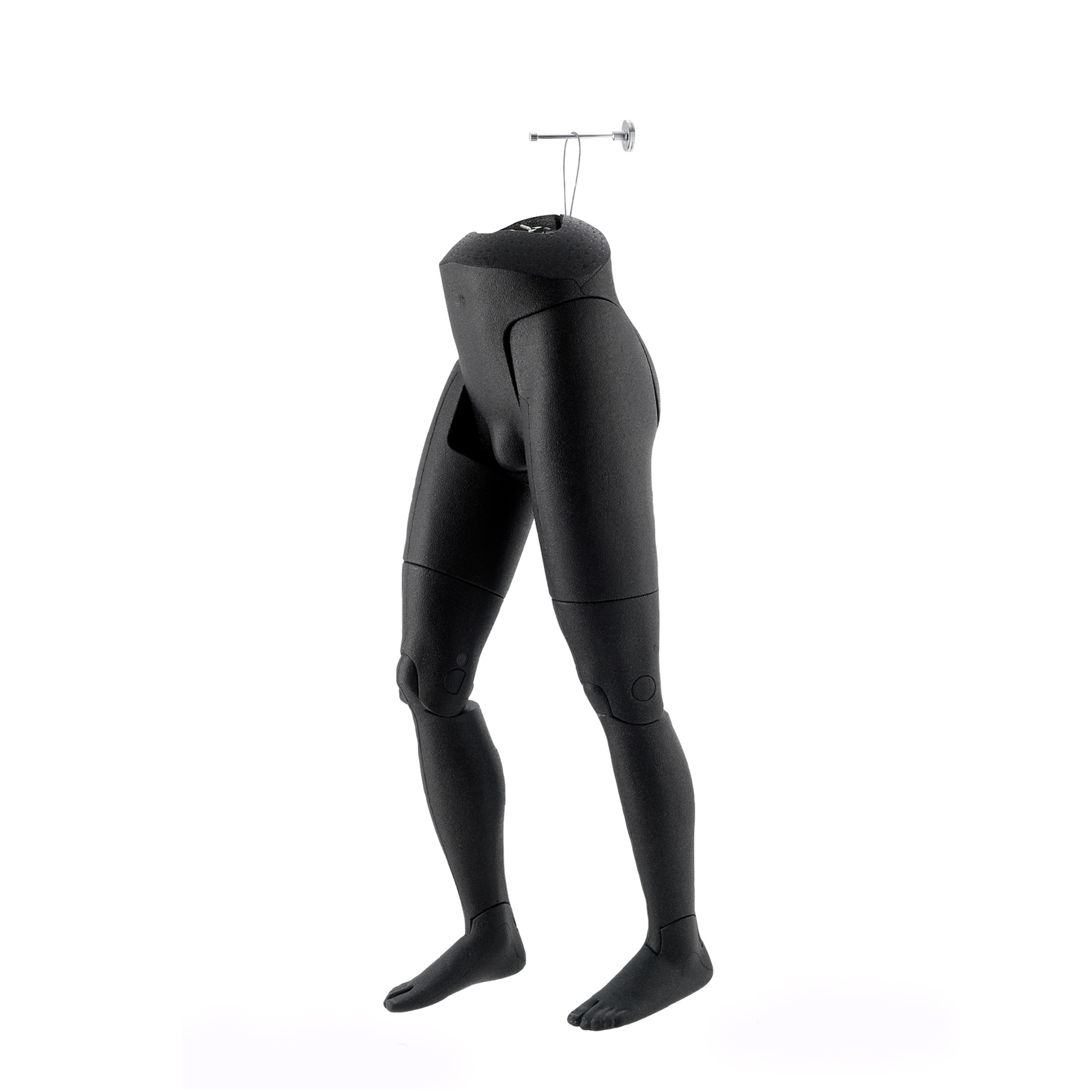 BINK - Movable leg display, men, black, including metal hanging loop