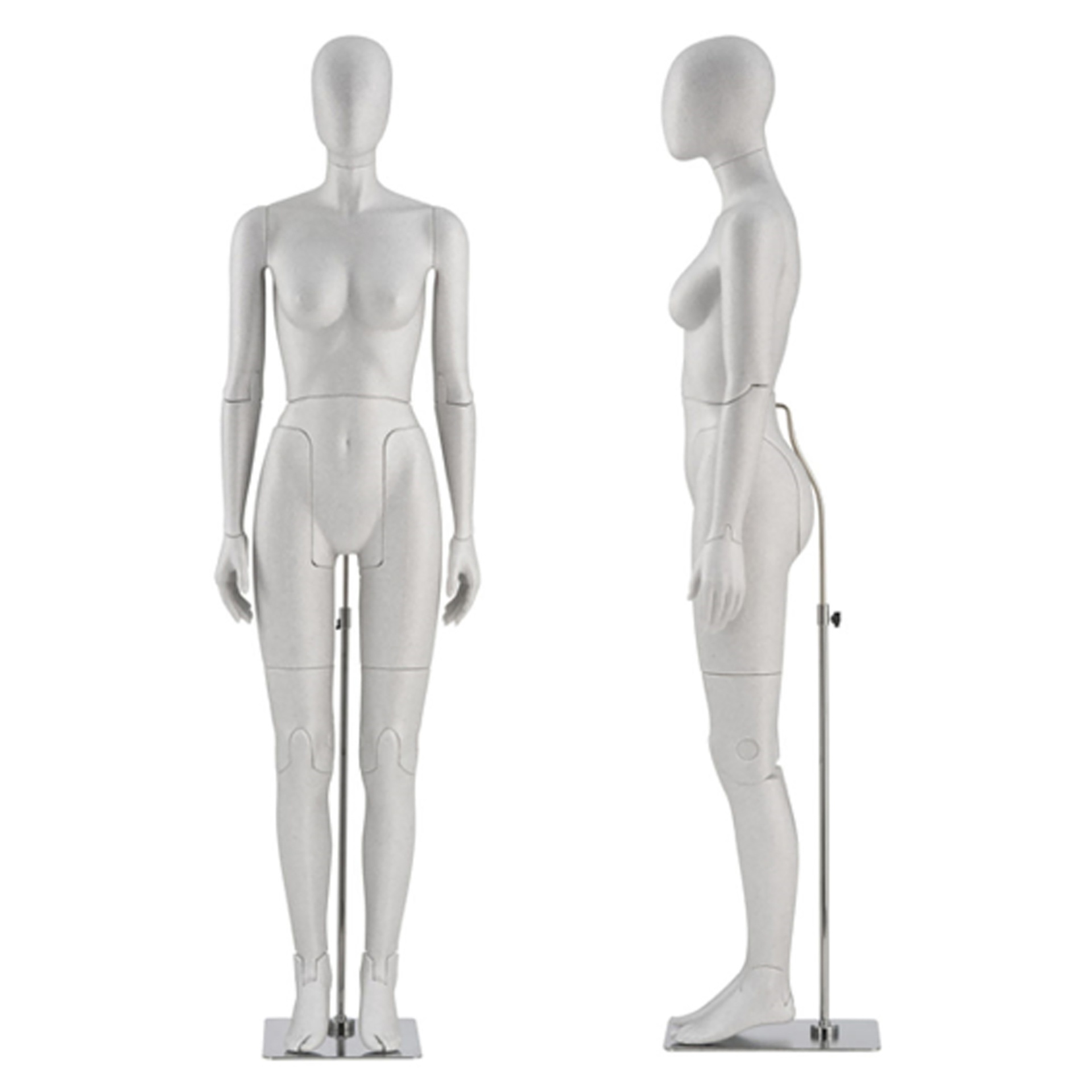 BINK - Female flexible mannequin, grey EPP foam