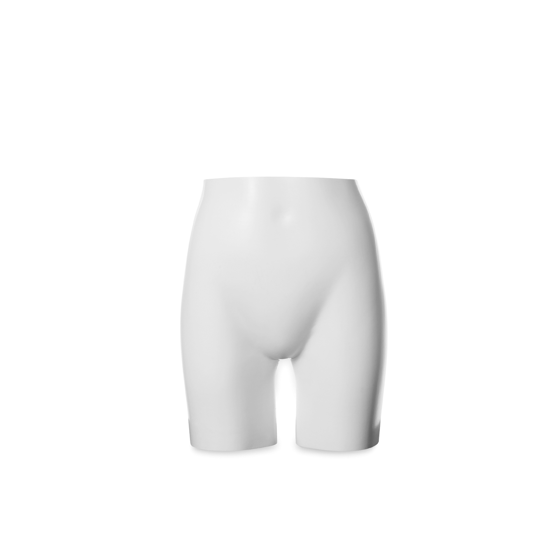 Expositor trasero de plástico para adolescentes, plástico reciclable blanco, postura 2023T_WH.