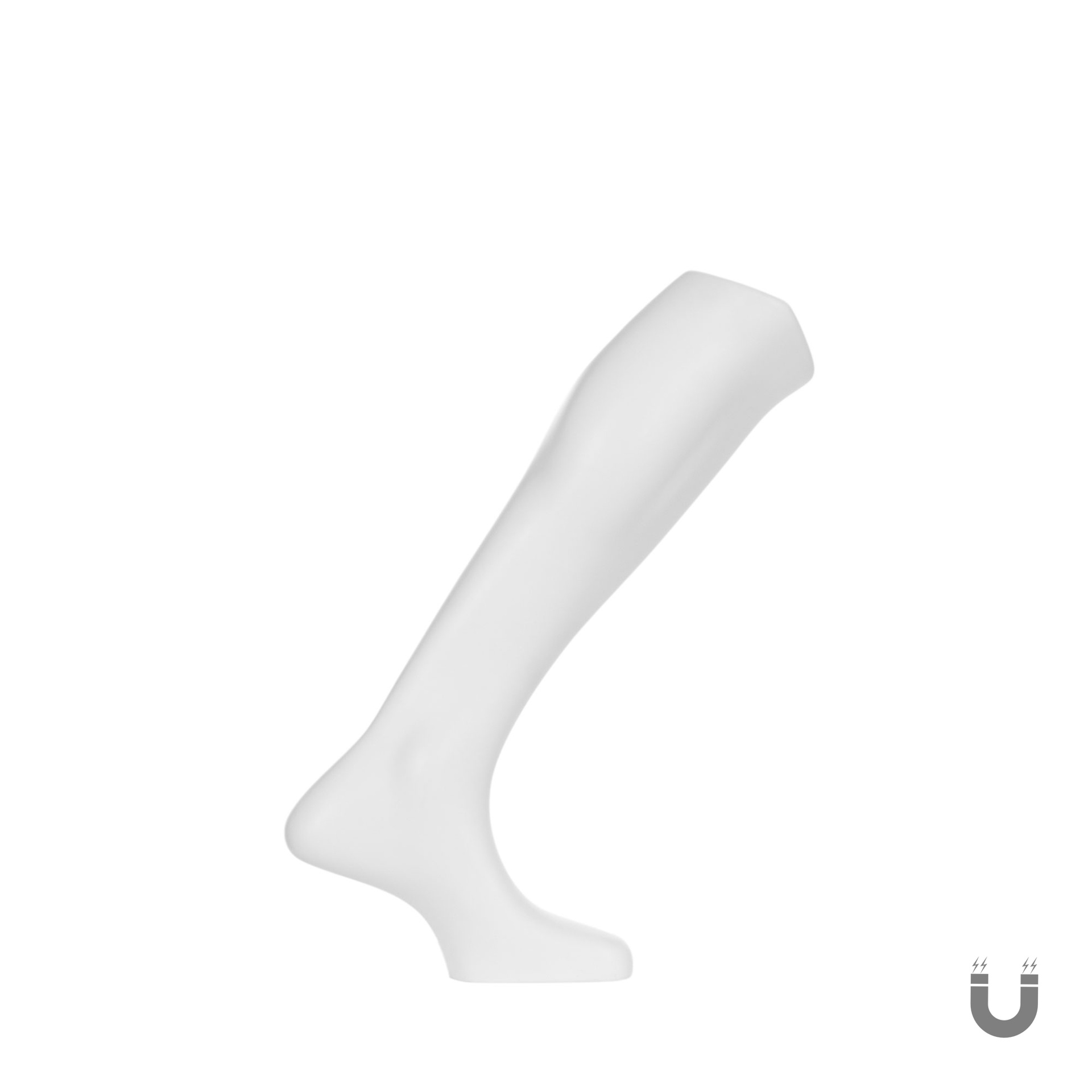 BINK - Male leg, selfstanding, plastic , white color