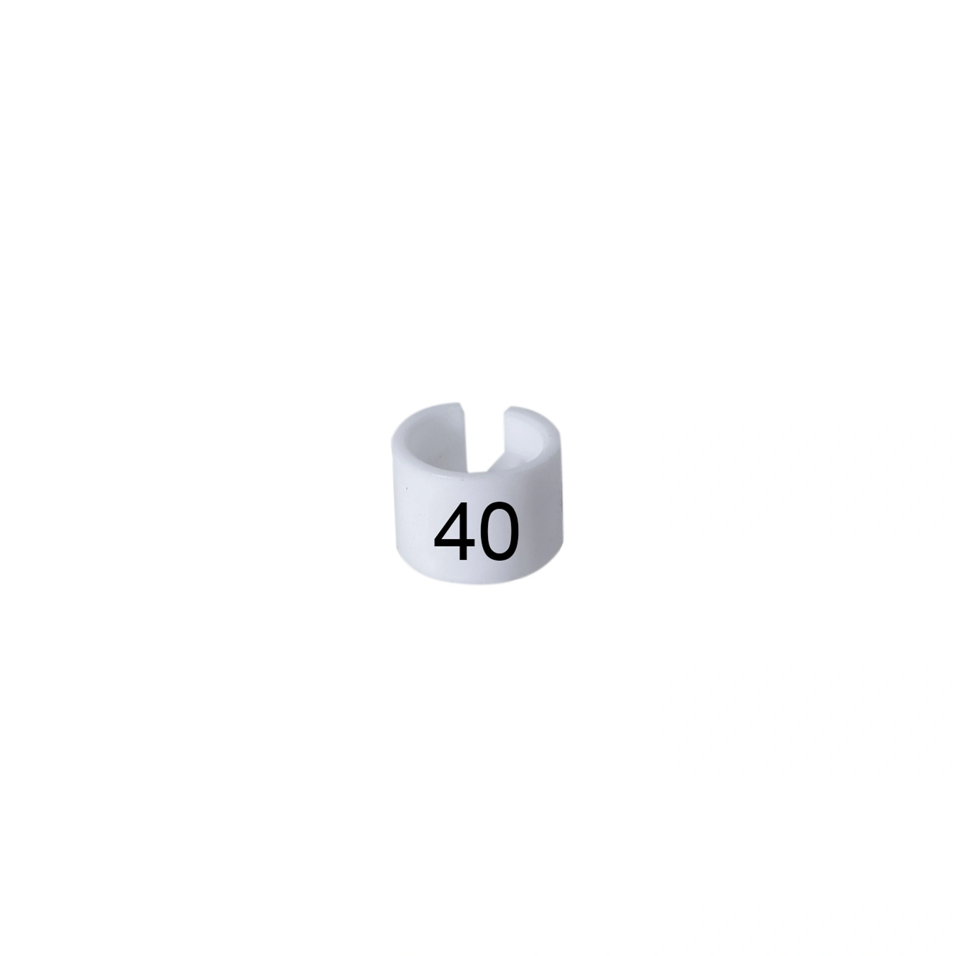 BINK - Colour cubes with size for hangers, mini, white, 100 pcs