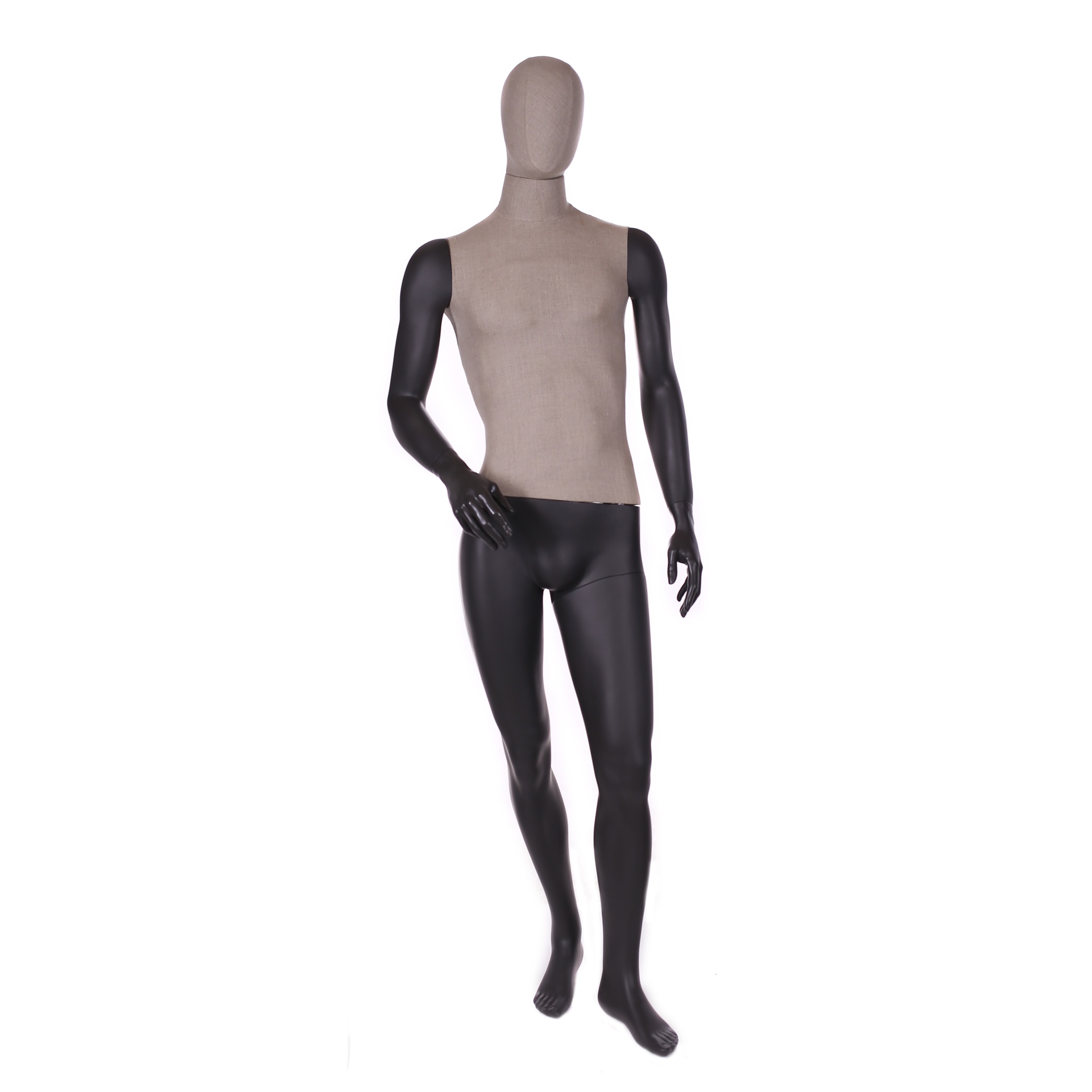 BINK - Maniquí masculino de escaparate abstracto cabeza, vintage