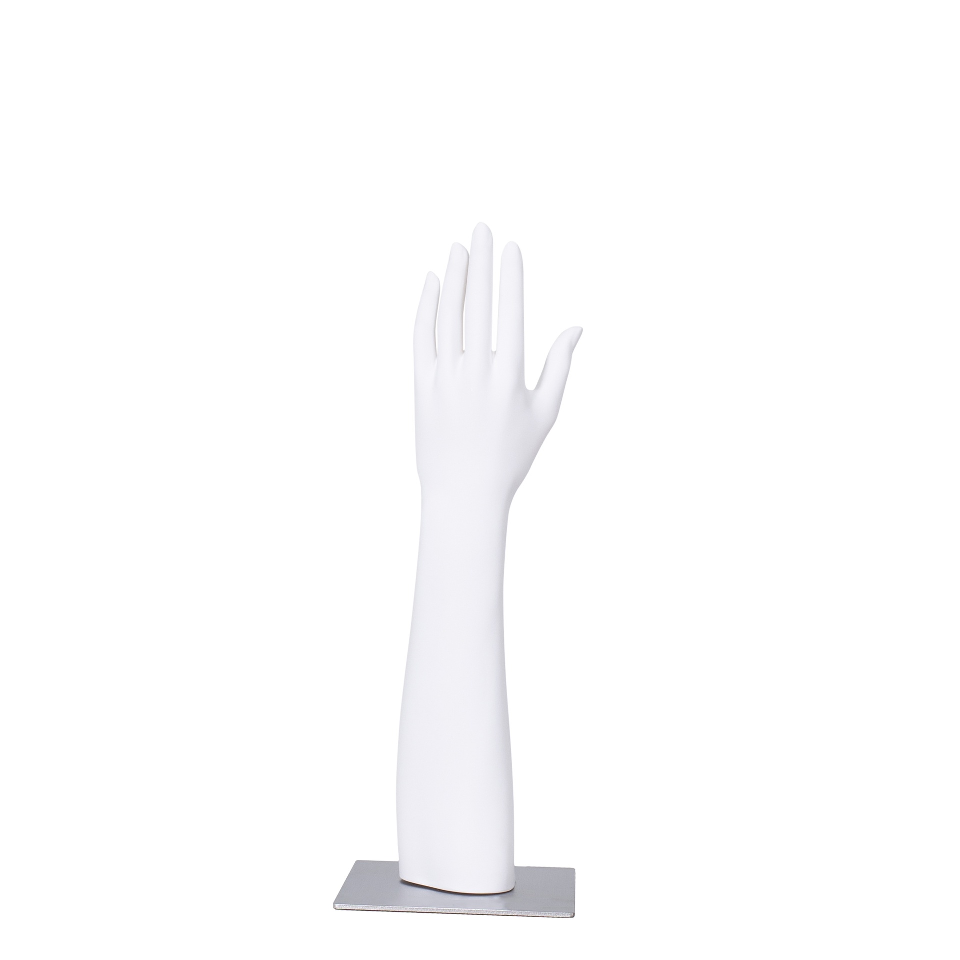 BINK - Orthopedic women's hand display, PVC, white, including 15x15 cm base