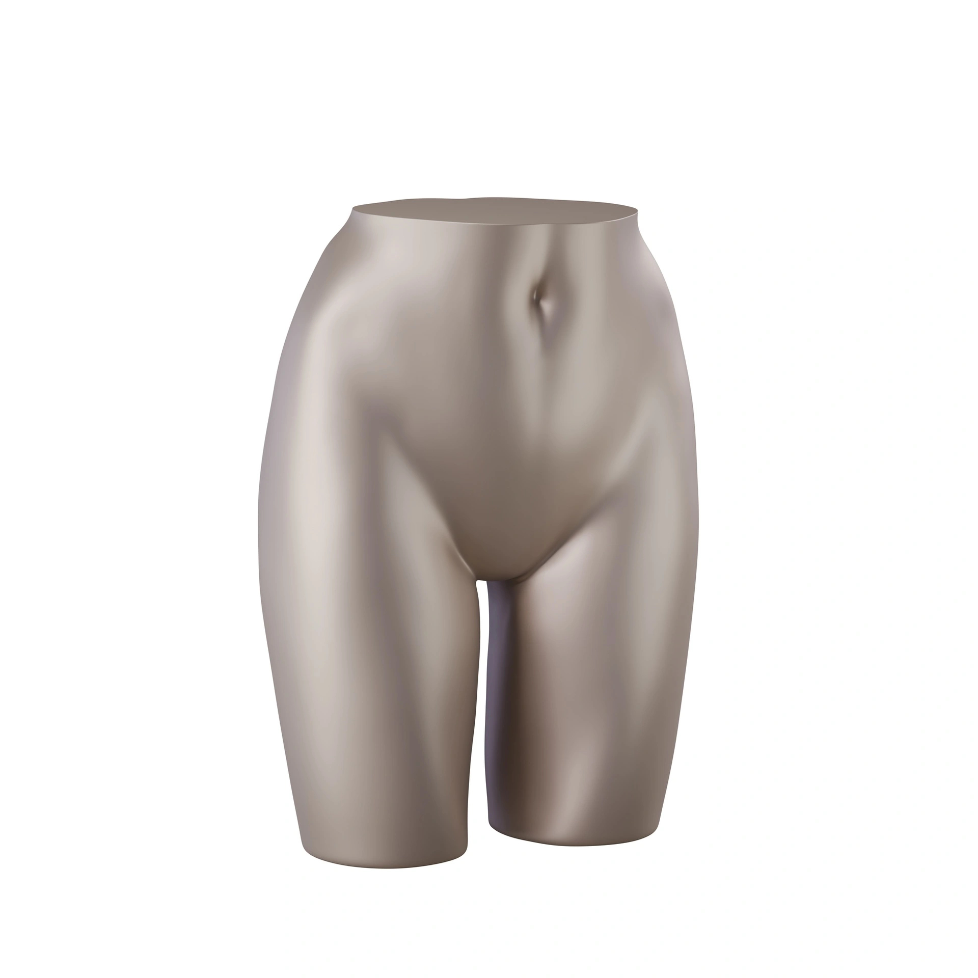 BINK - Lingerie mannequin hips display, female, bronze metallic skin color, pose 201