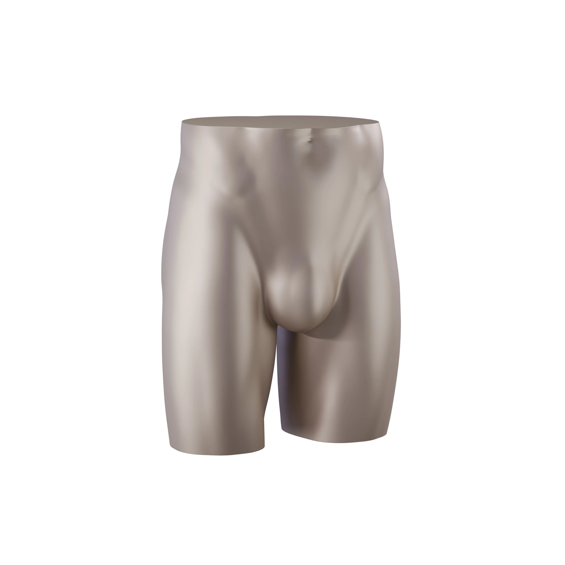 BINK - Lingerie mannequin hips display, male, bronze metallic skin color, pose 401