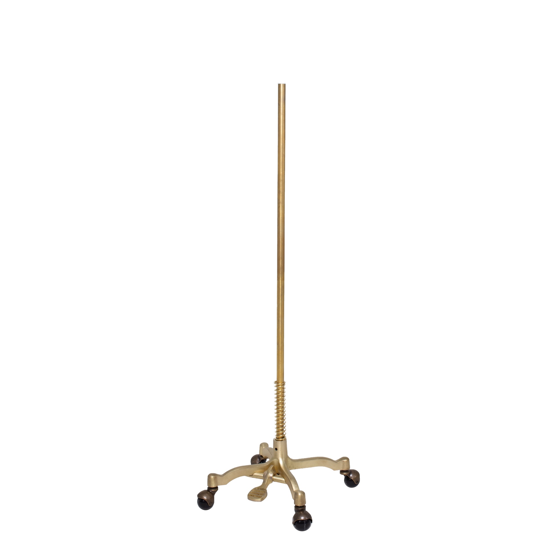 BINK - Base with wheels, metal, brass gold