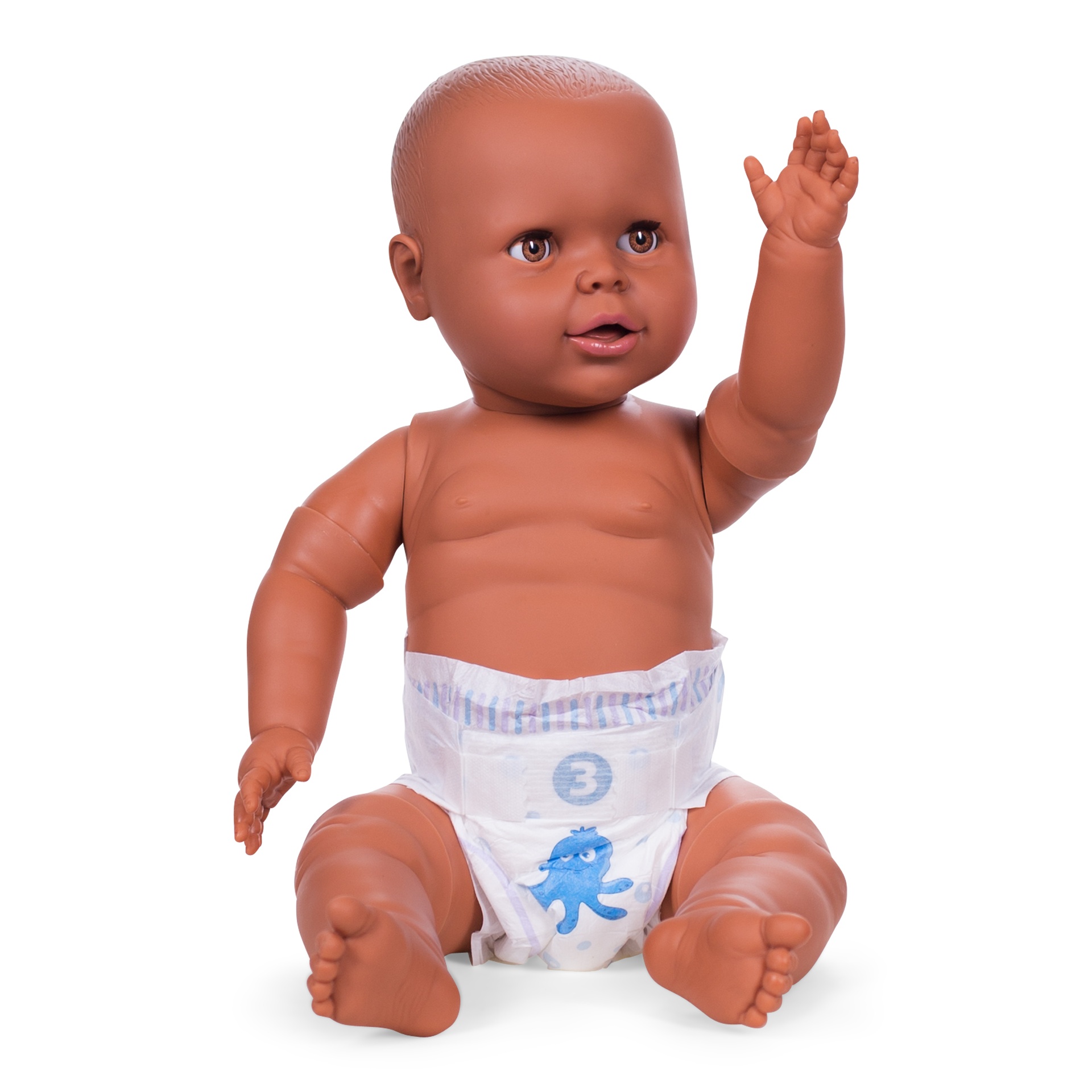 BINK - Realistic child mannequin, European skin colour, unisex, 6 months old, collection Baby Dolls, pose 61970SL