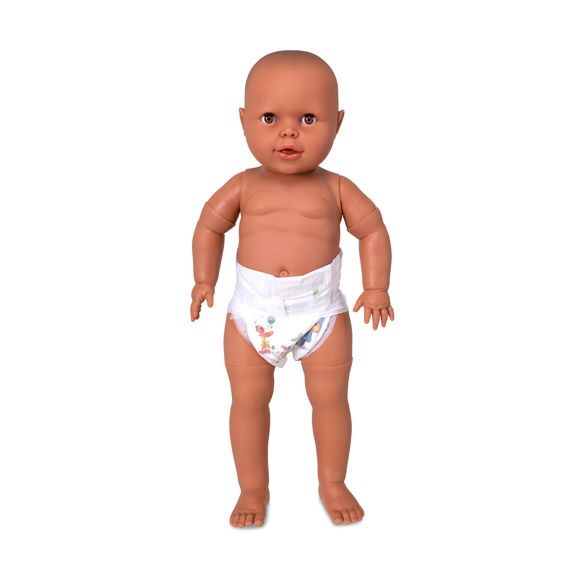 Realistic child mannequin, European skin colour, unisex, 6 months old, collection Baby Dolls, pose 61970SL