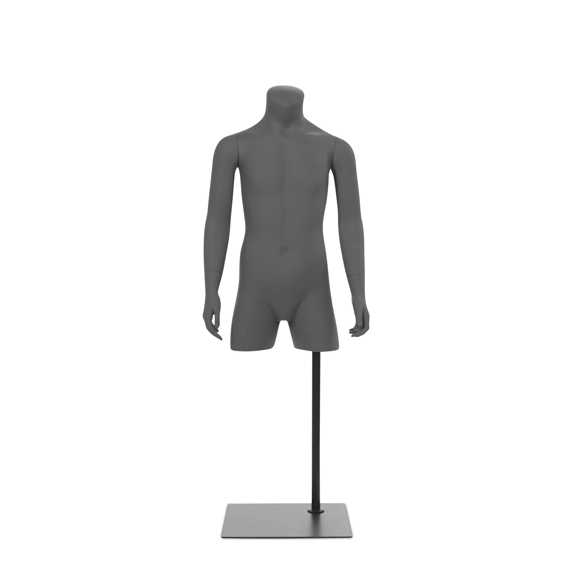 BINK - Child torso headless, grey, incl base
