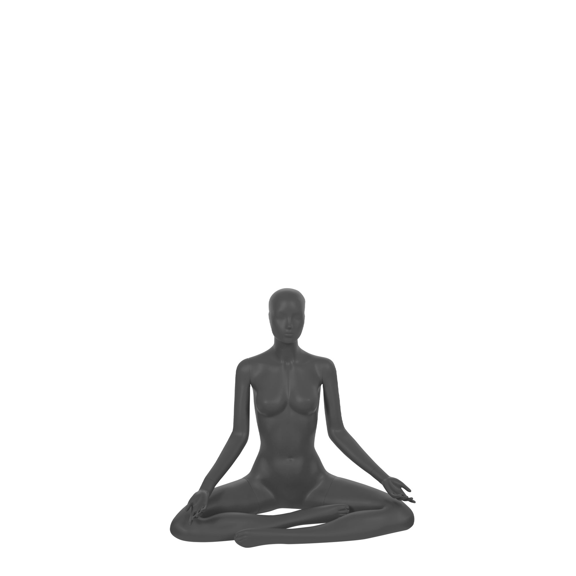 BINK - Damenfigur abstraktem  Kopf, Yoga, Top Sports