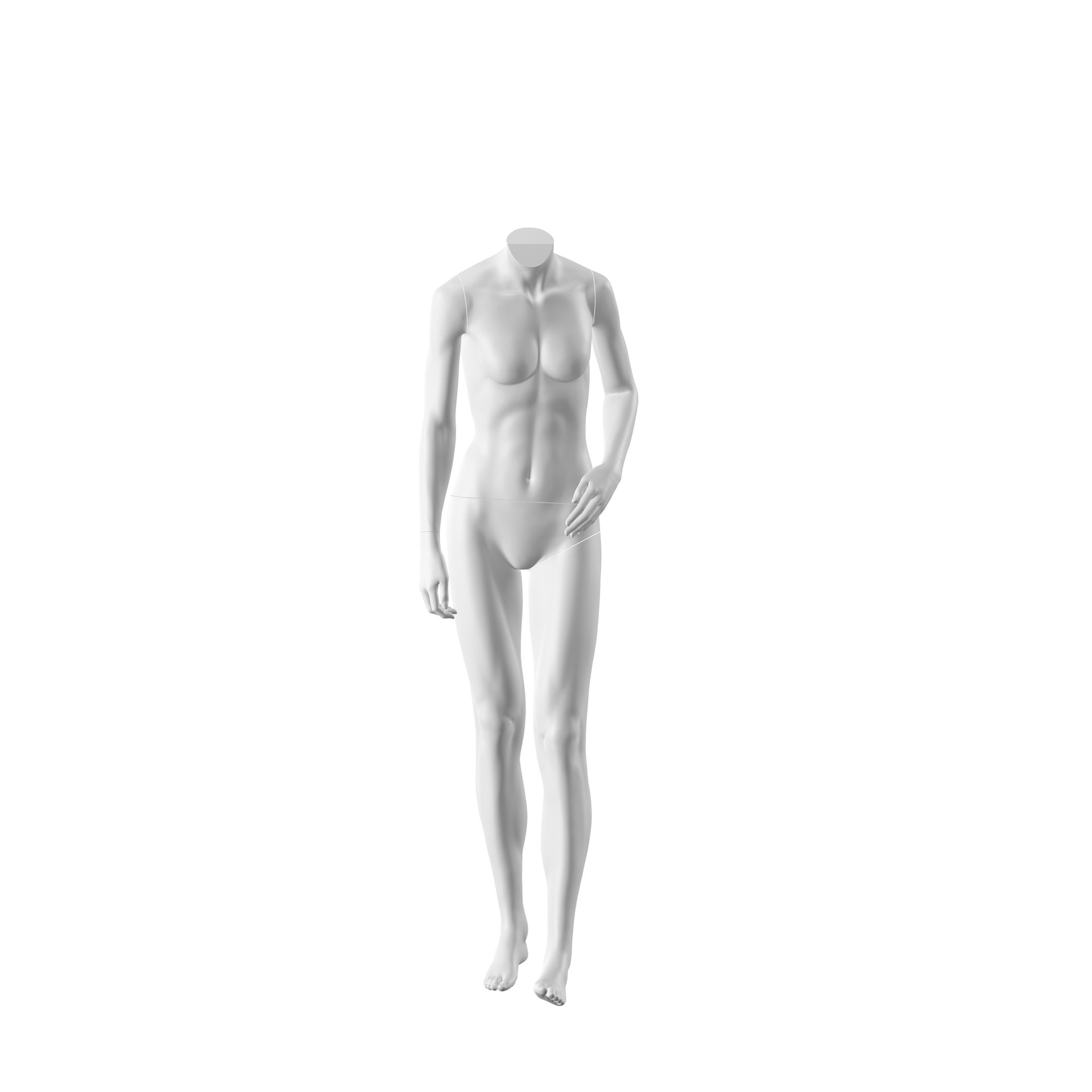 BINK - For Rent female window mannequin, Urban, white matt