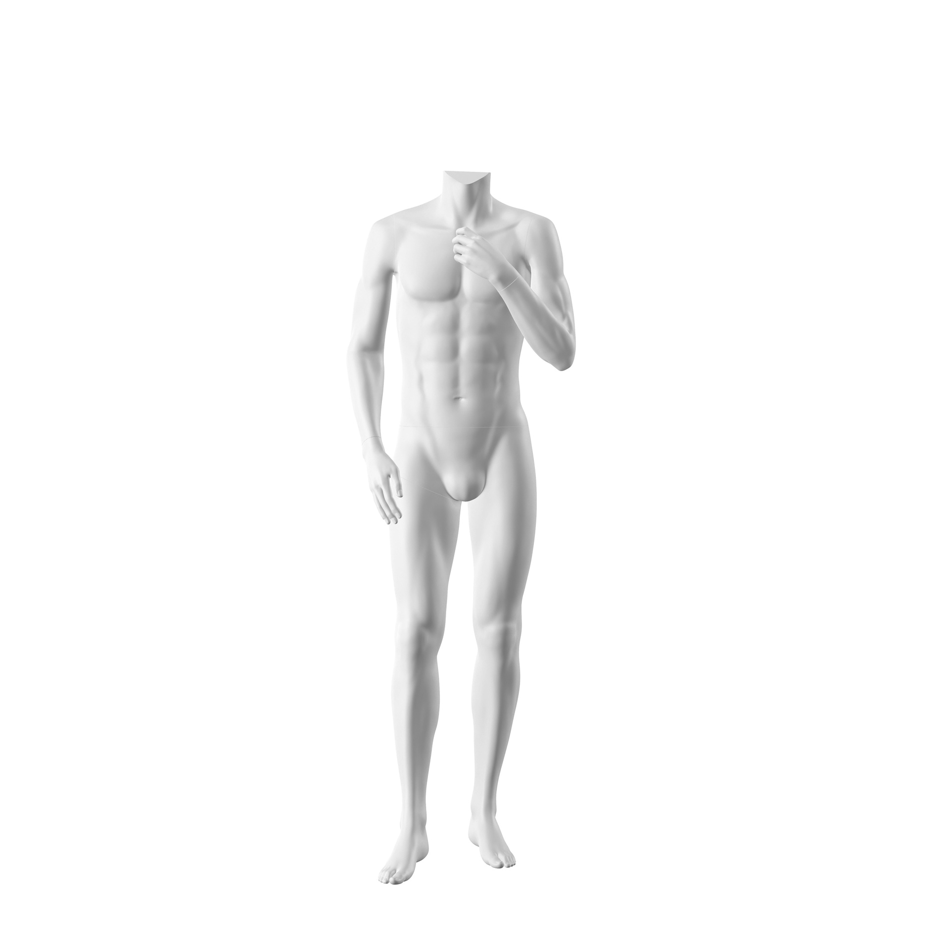 For Rent male mannequin, Urban, white mat