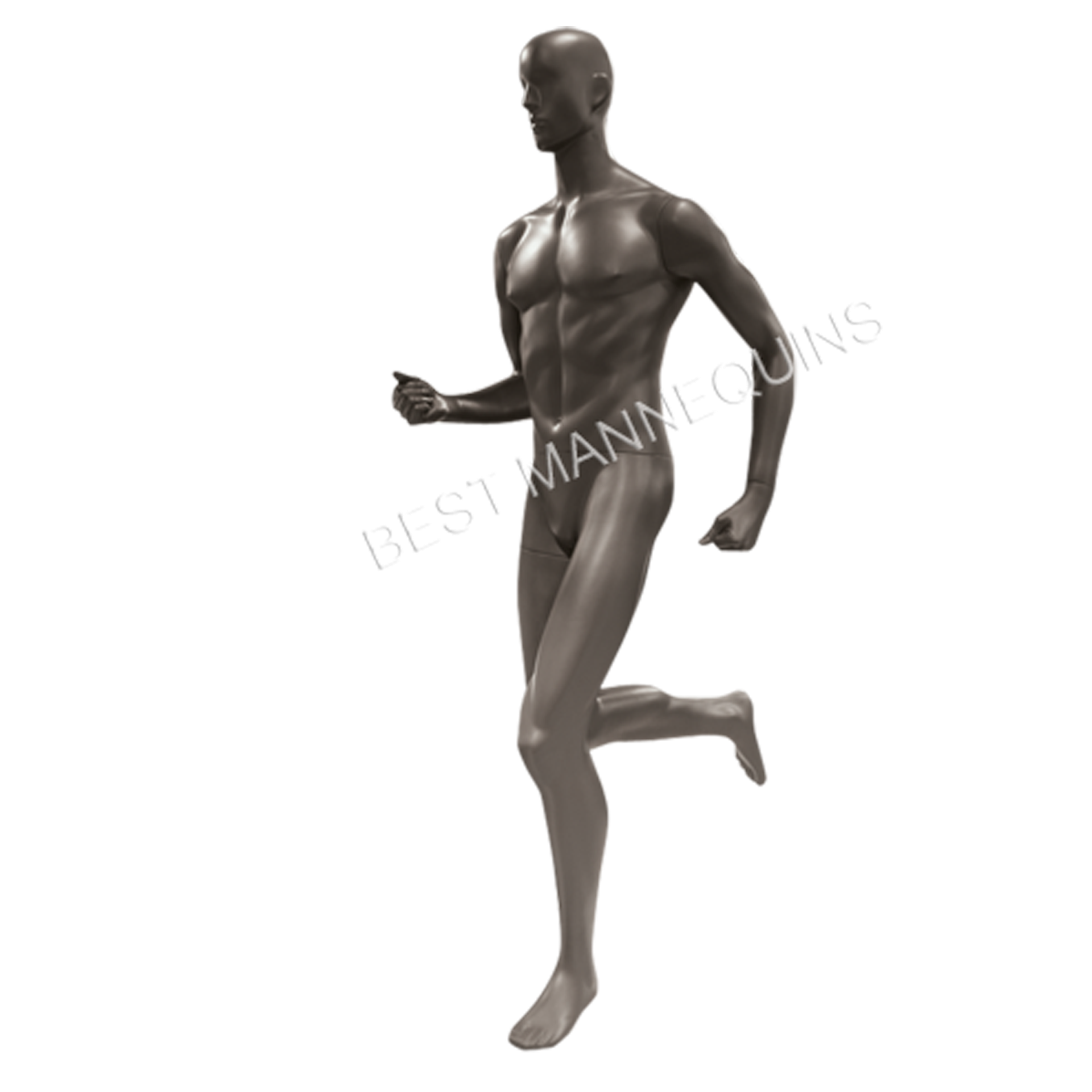 Herrenfigur abstraktem  Kopf, Sports union move