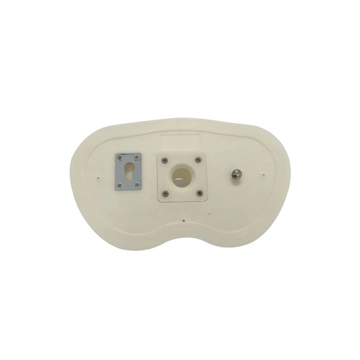 3-connection point plastic waist fitting white