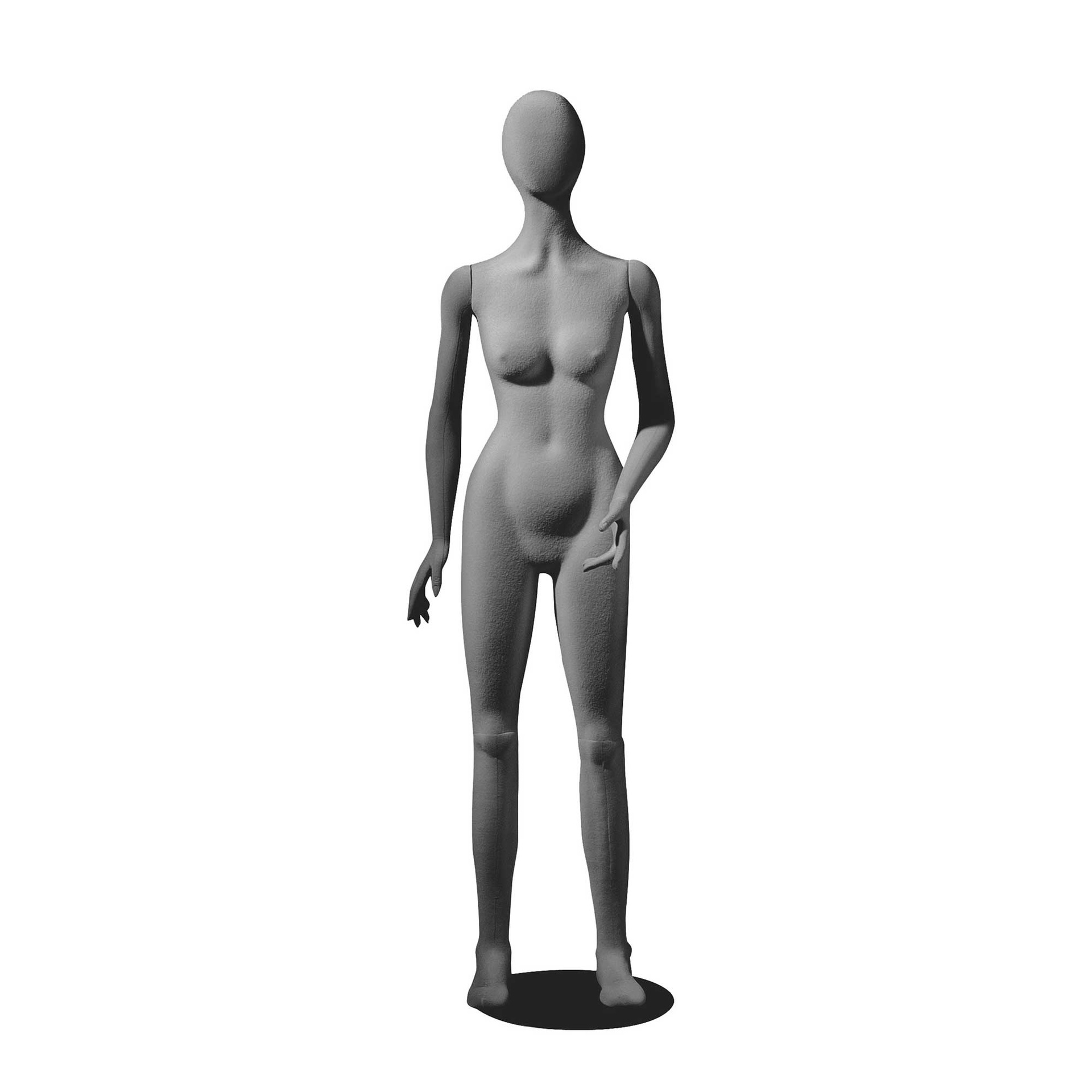 Flexible female mannequin abstract head, Polyflex